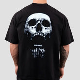 Camiseta Oversized Preta Skull Demon - CBUM