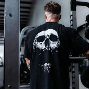 Camiseta Oversized Preta Skull Demon - CBUM