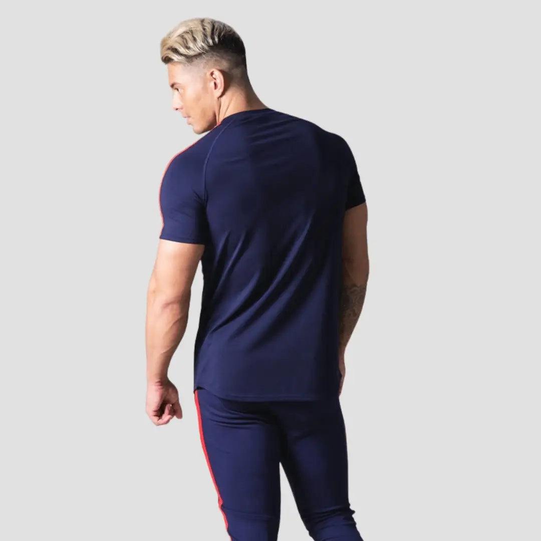 Camiseta Masculina Slim Fitness LYFT - Azul-Marinho