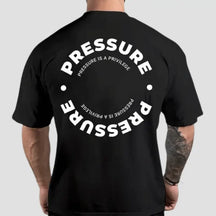 Camiseta Oversized Preta Pressure - CBUM