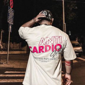 Camiseta Academia Moda Fitness Maromba ANTI CARDIO CLUB Novo!