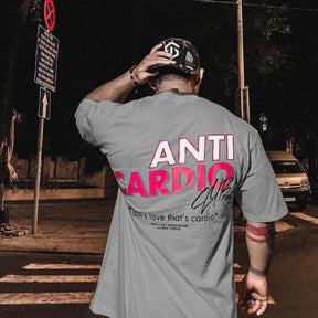 Camiseta Academia Moda Fitness Maromba ANTI CARDIO CLUB Novo!