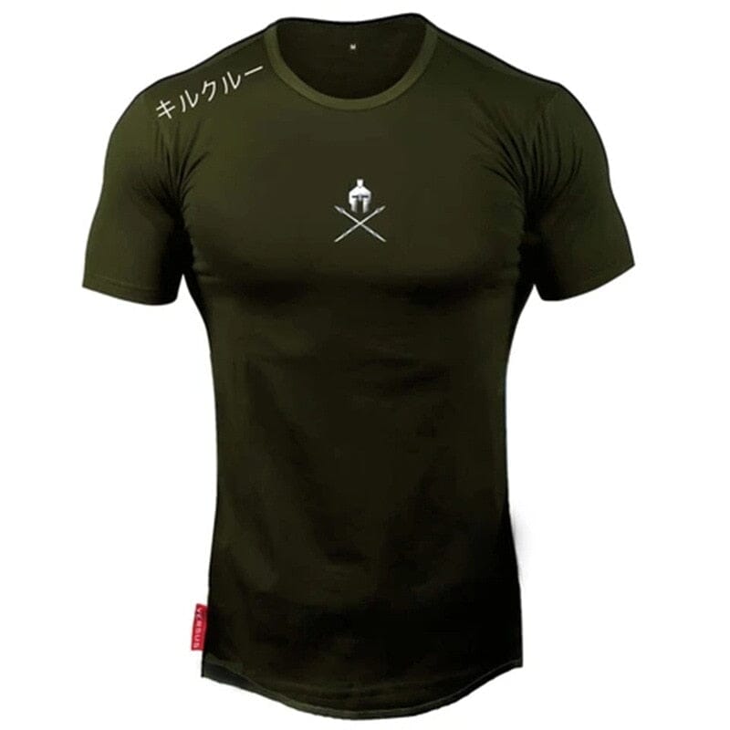 Camiseta Fitness Masculina de Treino - Spartan