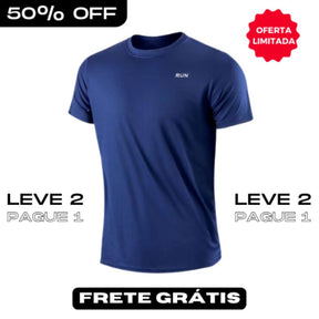 Camiseta Masculina Dry-Fit™ Respirável [COMPRE 1 LEVE 2]