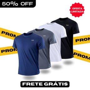 Camiseta Masculina Dry-Fit™ Respirável [COMPRE 1 LEVE 2]