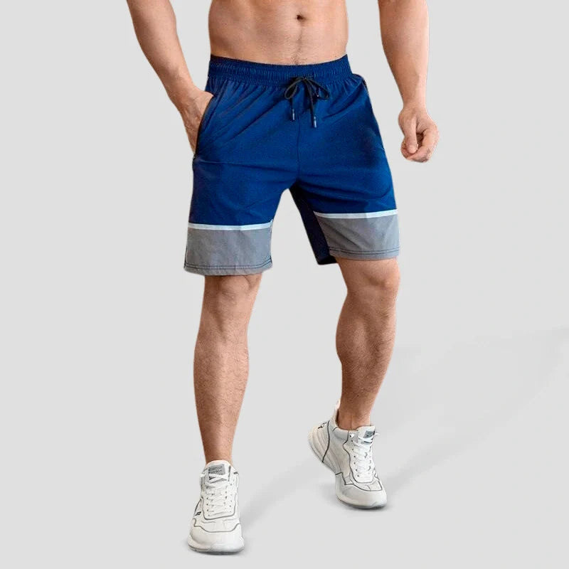 Short Masculino Estampado com Cadarço - Running