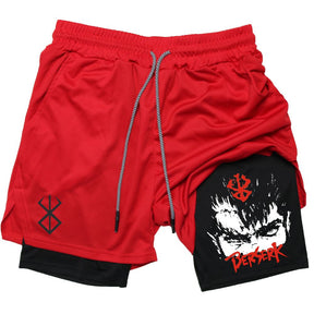 Shorts de Compressão Berserk Guts