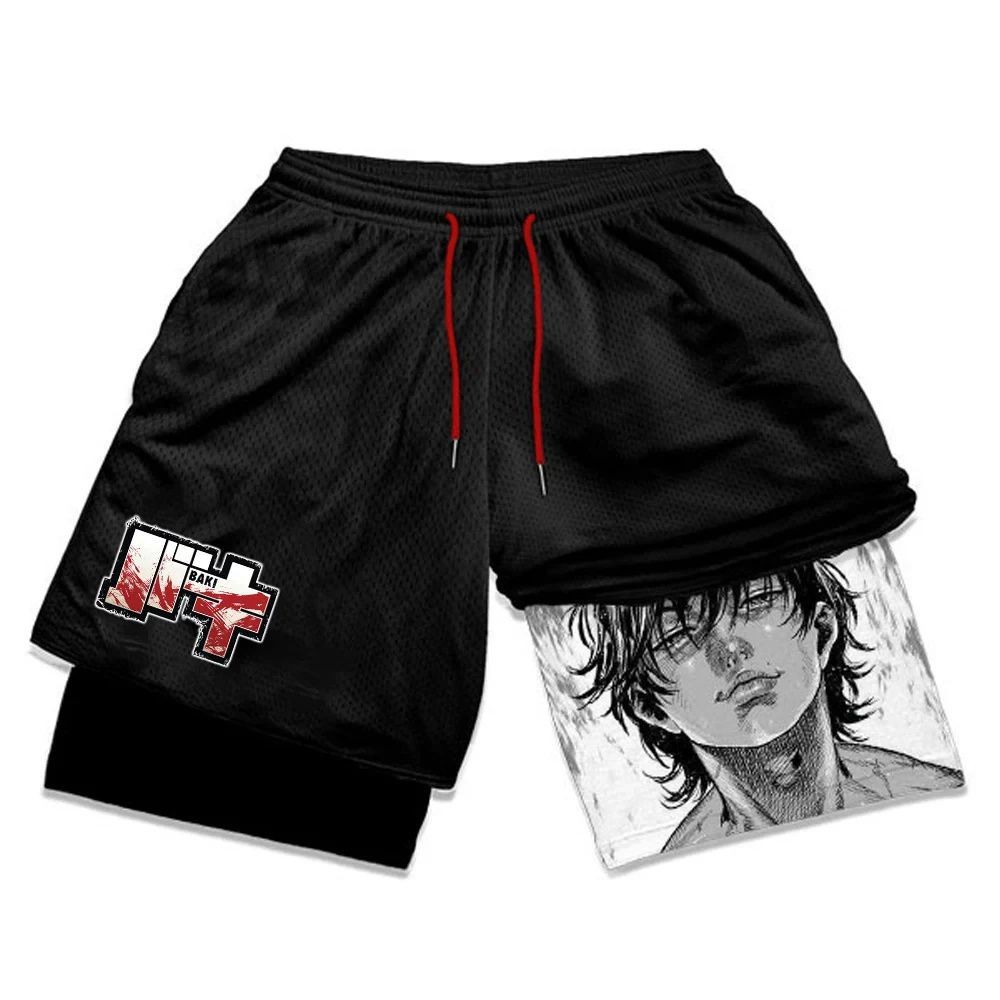 Shorts de Compressão V2 Baki Hanma