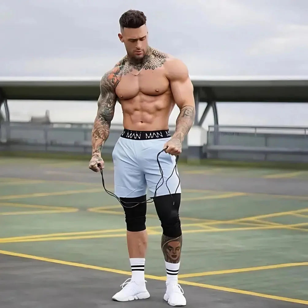 Shorts Masculino Fitness Respirável de Treino - MAN